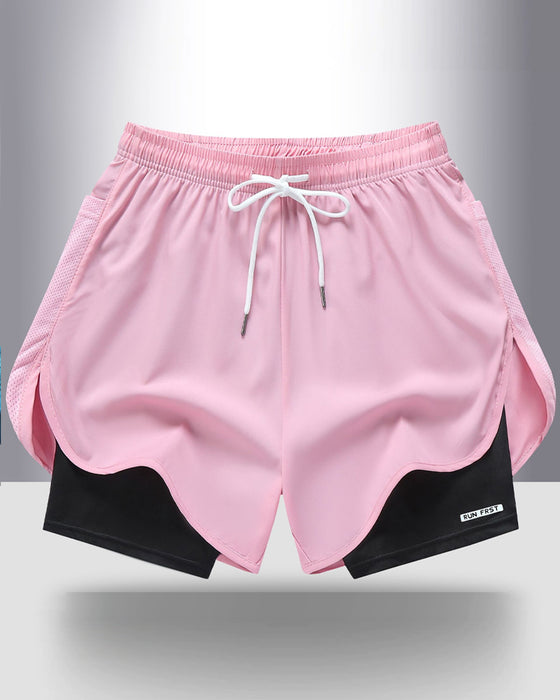 Shorts Respirant Séchage Rapide Double Couche