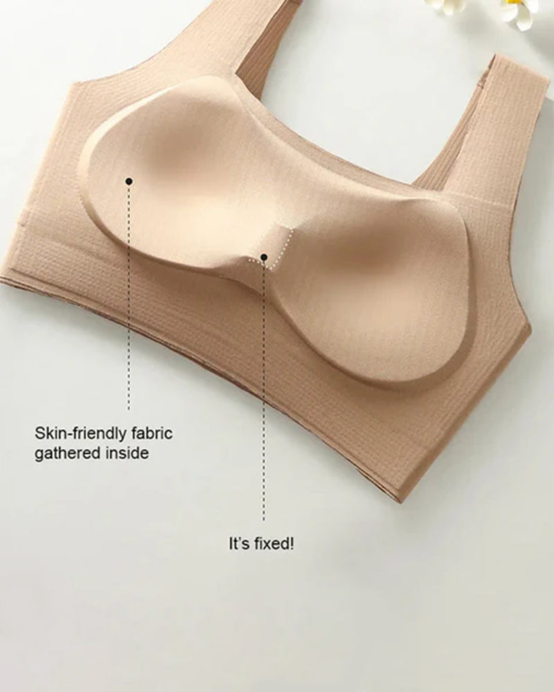 Sous-vêtement Sans Couture Bretelles Larges Haute Élasticité