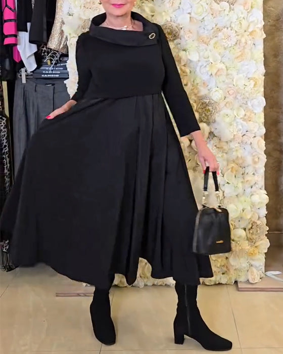 Robe Tendance Street Uni A-Ligne