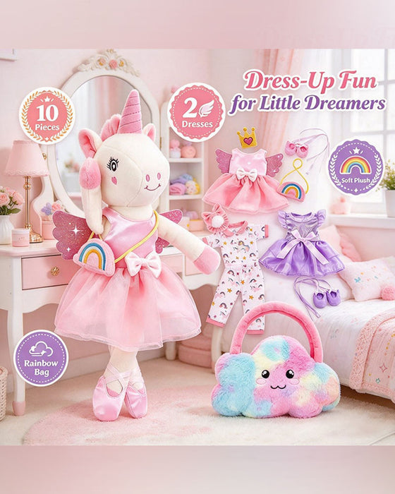 Jouet Ballerine Licorne Peluche