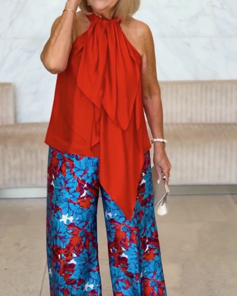 Débardeur Ruban Sans Manches Soutien Nuque