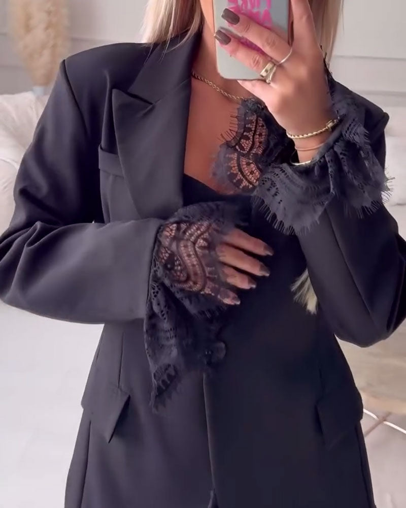 Robe Dentelle Patchwork Tailleur