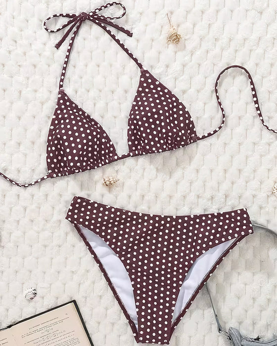 Bikini Bretelles À Pois
