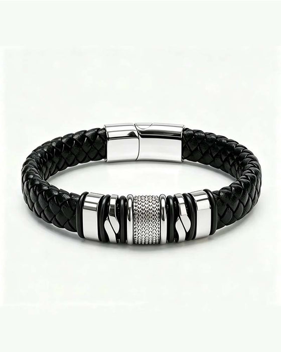 Bracelet En Cuir Premium Pour Hommes