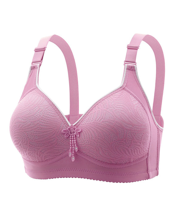 Soutien-Gorge Sexy Sans Armatures À Motif Floral