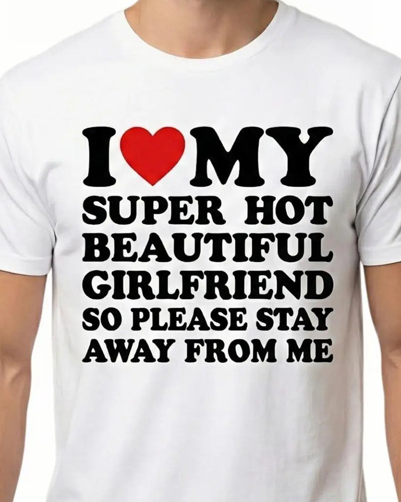 T-Shirt Graphisme Lettre Humoristique
