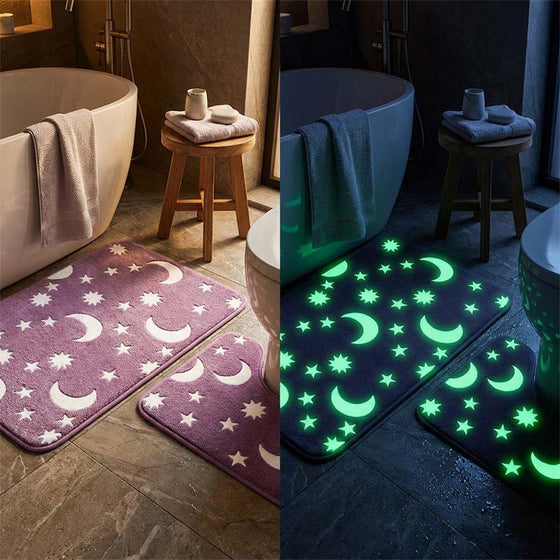Tapis de sol en polaire corail luminescent