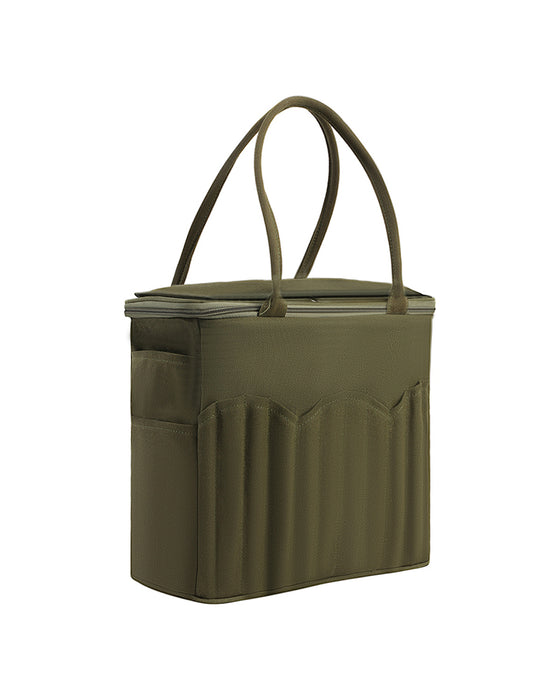 Sac De Rangement En Toile Pour Laine Avec Poches À Aiguilles