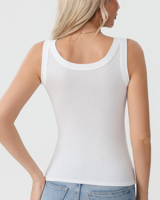 Top Cami Uni Avec Soutien‑Gorge Intégré