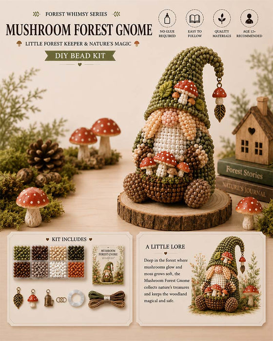 🔥 💕Collection Coffret Diy Gnome Douillet – Collectionnez Les 7 Gnomes