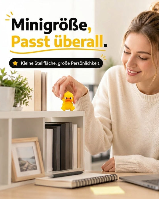 Canard 3D Imprimé En Colère Petit Jaune
