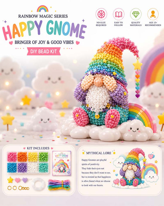 🔥 💕Collection Coffret Diy Gnome Douillet – Collectionnez Les 7 Gnomes