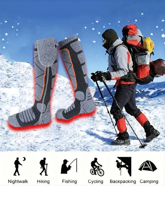 Chaussettes Chauffantes À Batterie Universelles Lavables