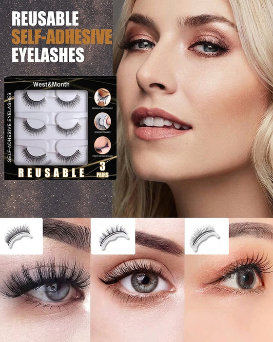 🥳2026 En Promo 🥳💞 Plus De 50.000 Vendus! 👁️✨ Des Faux Cils Auto-Adhésifs Réutilisables – Pas De Colle Nécessaire, Il Suffit De Les Appliquer Et C’est Parti. Boucle Naturelle, Réutilisables Et Faciles À Retirer. Un Véritable Gamechanger Dans La Beauté! 💕🌸