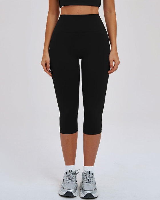 Leggings Yoga Taille Haute Mi-Longue