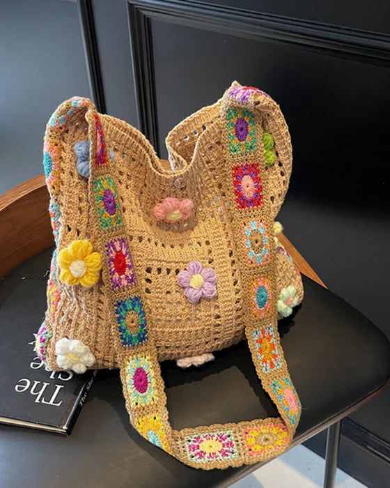 Sac Femme'S Ethnique Crochet Corps Croisé