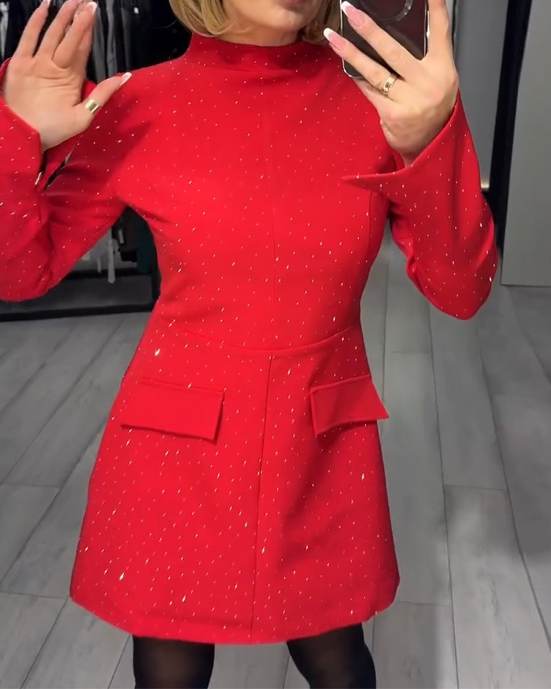 Robe Élégante Et Subtilement Scintillante