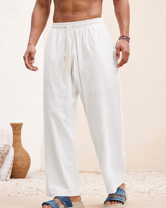 Pantalon Homme Décontracté Jambe Droite