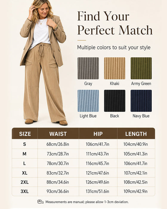 Pantalon Poche Cordon Long