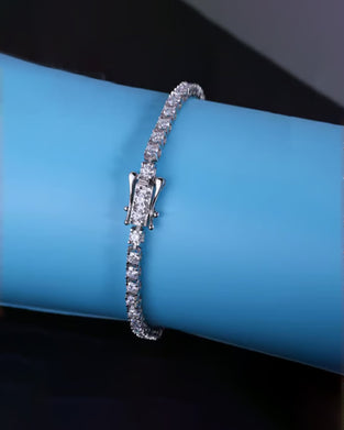 Bracelet Étincelant Moissanite