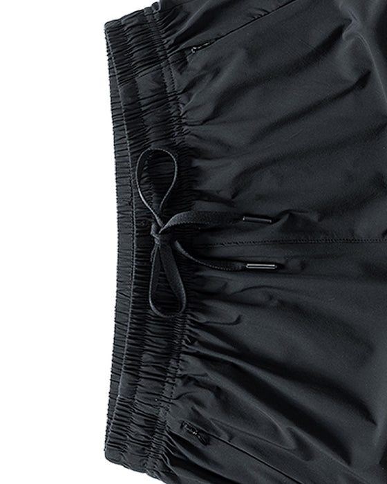 Shorts Hommes Taille Élastique Poche Séchage Rapide Ice-Soie Sport