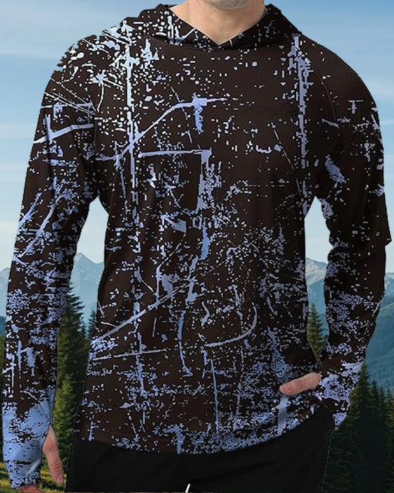 Haut Homme Manches Longues Imprimé