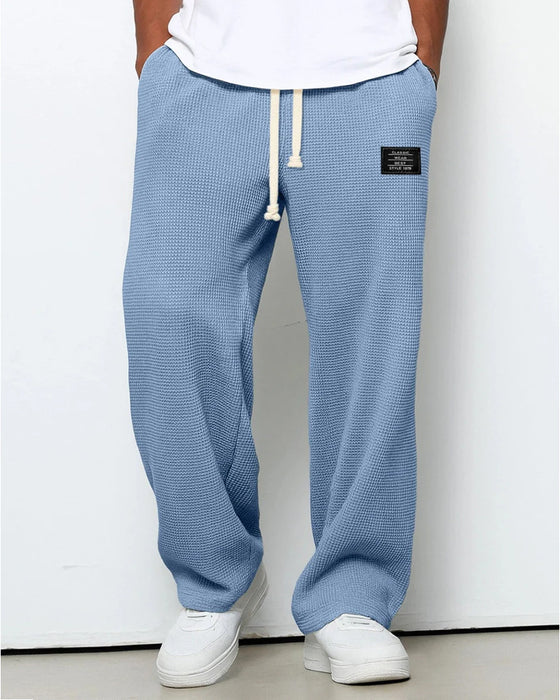 Pantalon Large Homme Confortable Avec Taille Ajustable