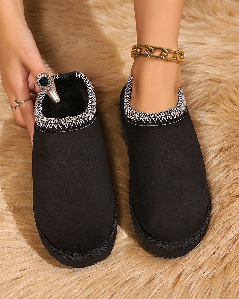 Femme Chaussons Slip-On