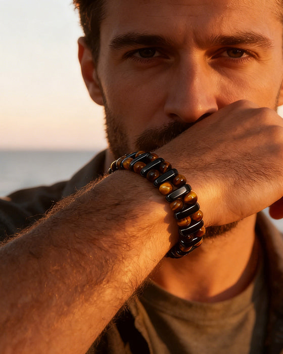 Bracelet En Pierre Naturelle Œil De Tigre