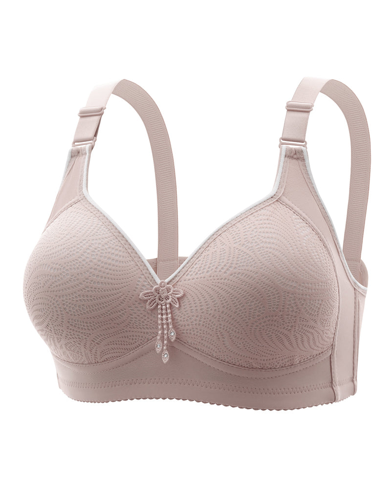 Soutien-Gorge Sexy Sans Armatures À Motif Floral