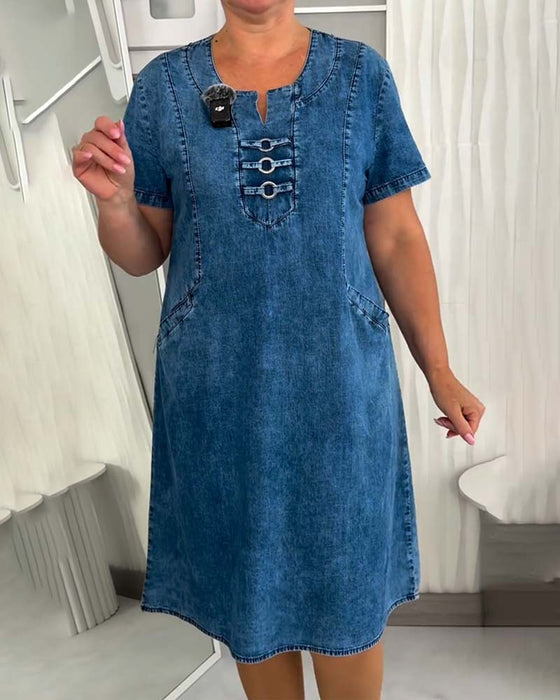 Robe Métal Boucle Décor
