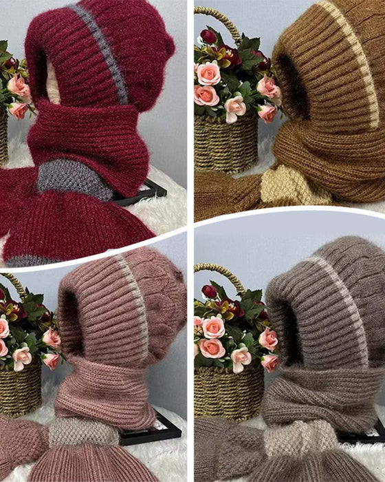 Bonnet Femme Anti-Vent Avec Protection Oreille