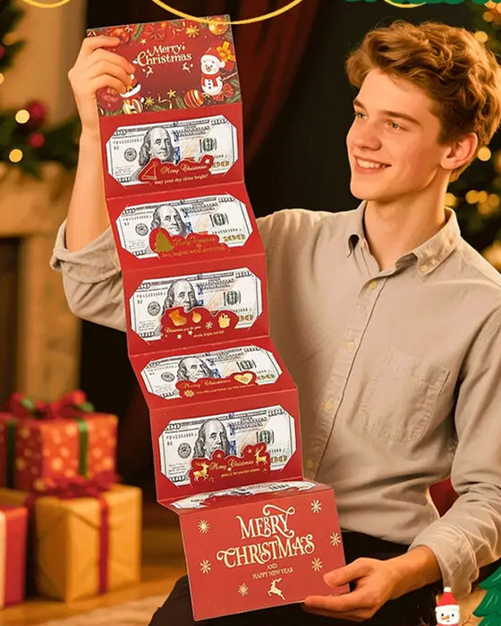 Enveloppe Cadeau Argent De Noël