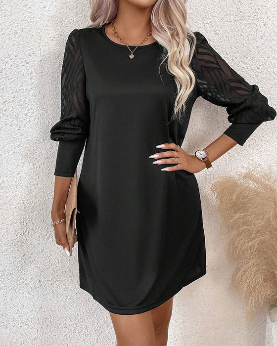 Robe au style élégant et manches raglan