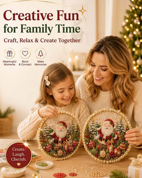 🌸🌻 Kit de Couronne Suspendue en Perles Artistiques pour les Quatre Saisons et les Fêtes 🍂🎄