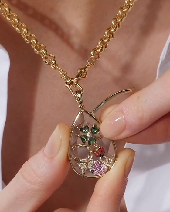 Pendentif Et Collier Boîte Photo Personnalisée