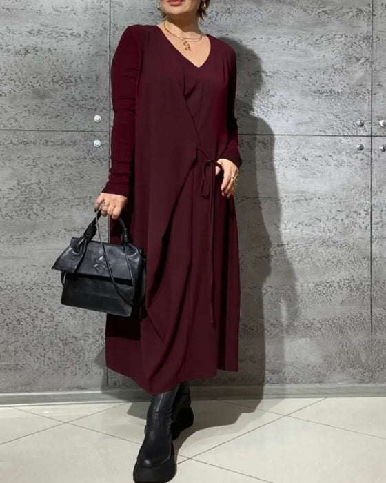 Robes aux couleurs unies et liens