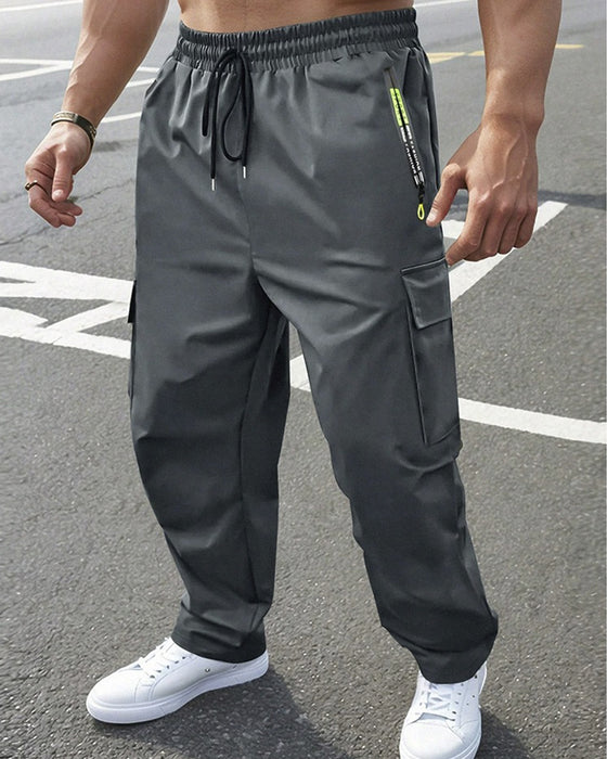 Pantalon Ample Grande Poche Cargo