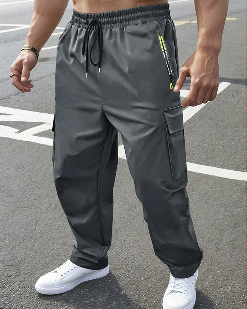Pantalon Ample Grande Poche Cargo