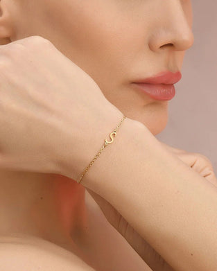 Bracelet simple à lettres