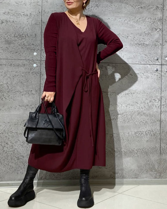 Robes aux couleurs unies et liens