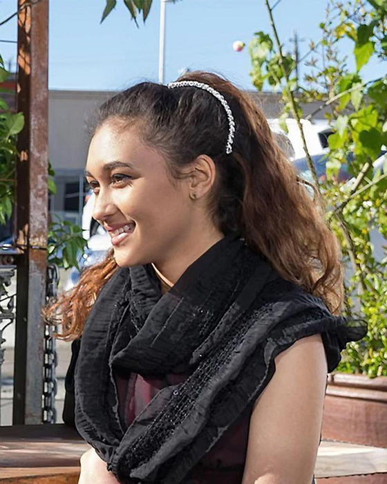 Barrette à cheveux banane rétro