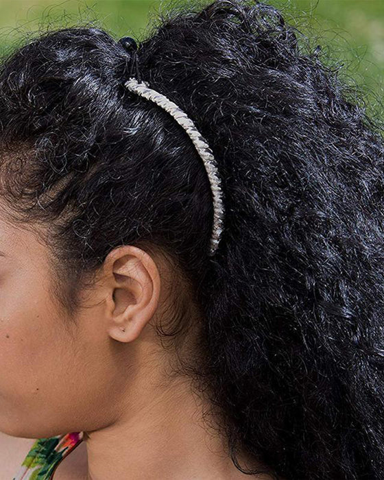 Barrette à cheveux banane rétro