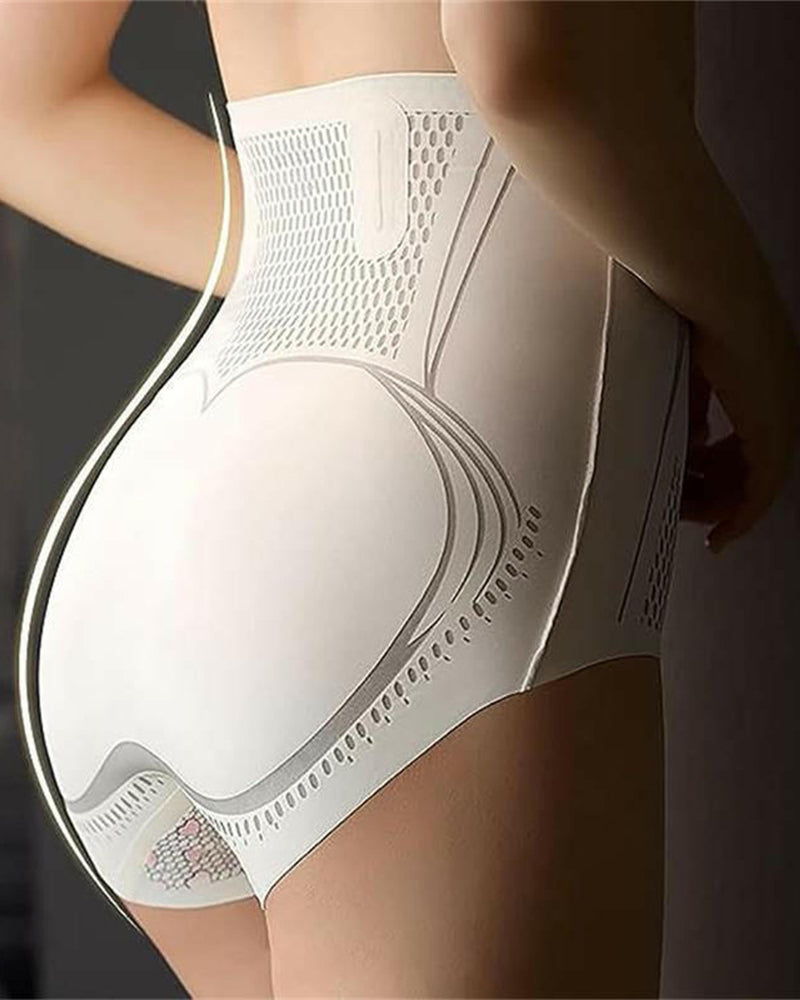 Short De Remodelage Corporel En Fibre Réparatrice Pour Sous-Vêtement Contrôle Du Ventre