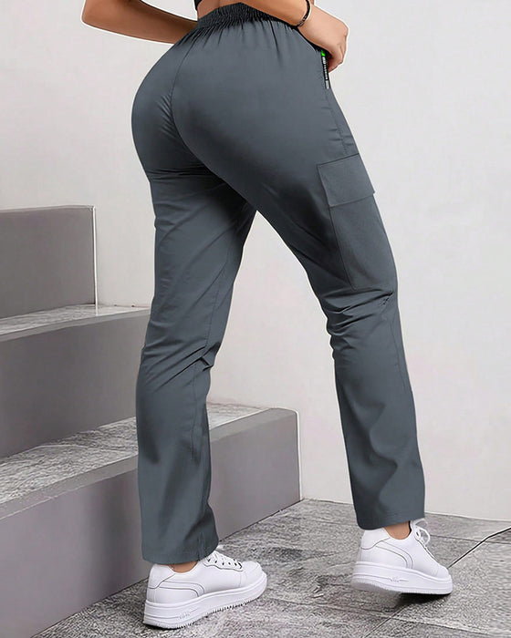 Pantalon De Travail Ample Grande Poche Décontracté
