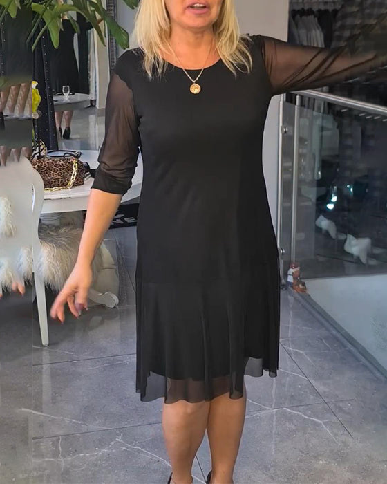 Robe Transparente Et Tendance Unie