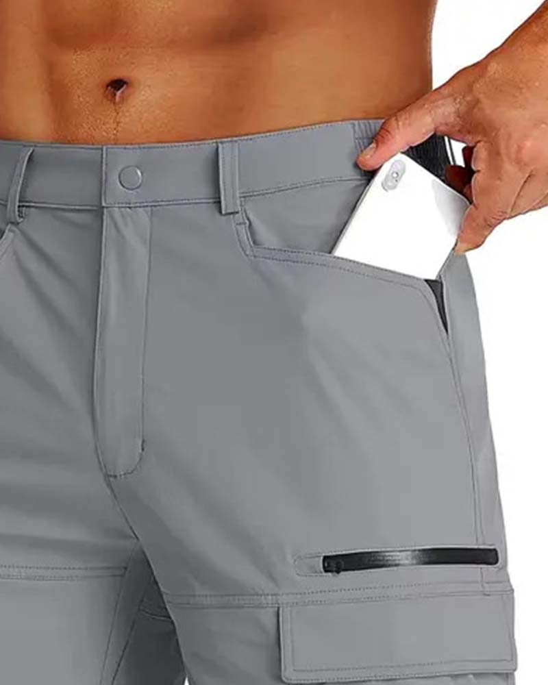Pantalon Hommes Extérieur Poche Cargo Décontracté