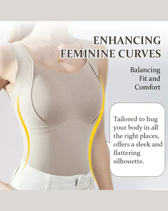 Bra Femmes Maillots De Corps Thermiques Avec Intégré