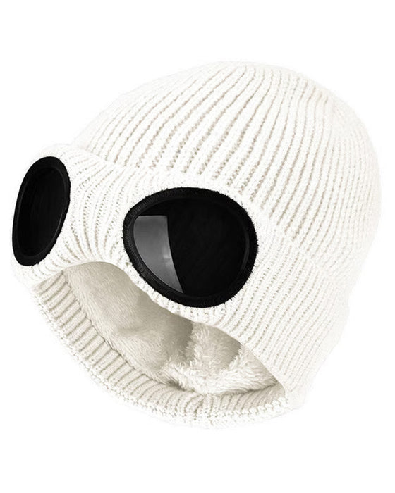 Bonnet Unisexe Uni Avec Design De Lentille De Lunettes