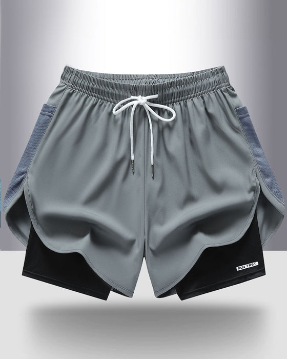 Shorts Respirant Séchage Rapide Double Couche